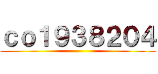 ｃｏ１９３８２０４ ()