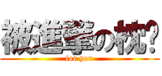 被進撃の枕头 (for you)