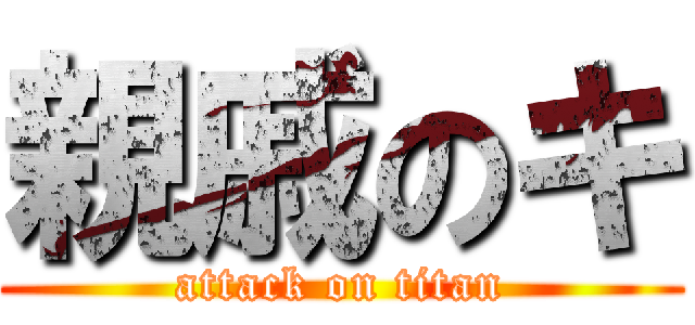 親戚のキ (attack on titan)