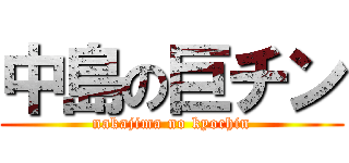 中島の巨チン (nakajima no kyochin)