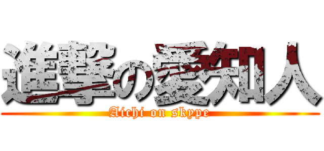 進撃の愛知人 (Aichi on skype)