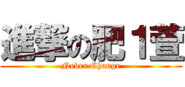 進撃の肥１萱 (Never Change)