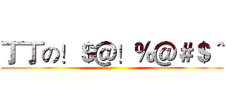 丁丁の！＄＠！％＠＃＄＾ ()
