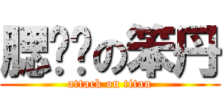 腮红脸の笨丹 (attack on titan)