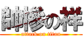 帥慘の祥 (attack on titan)