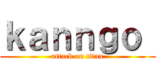 ｋａｎｎｇｏ  (attack on titan)