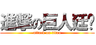 進撃の巨人廷姍 (attack on titan)
