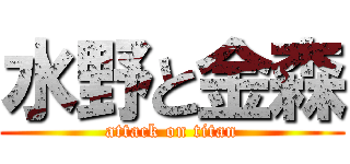 水野と金森 (attack on titan)