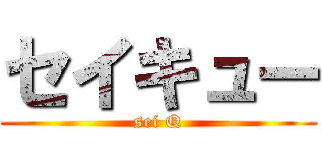セイキュー (sei Q)