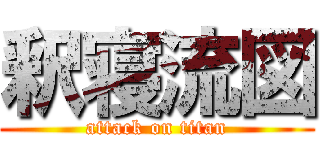釈寝流図 (attack on titan)