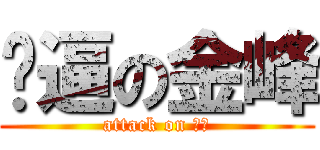 傻逼の金峰 (attack on 脑子)