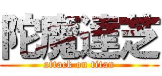 陀魔達芝 (attack on titan)