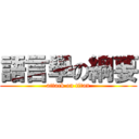 語言學の綱要 (attack on titan)