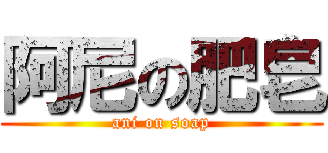 阿尼の肥皂 (ani on soap)