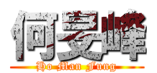 何旻峰 (Ho Man Fung)