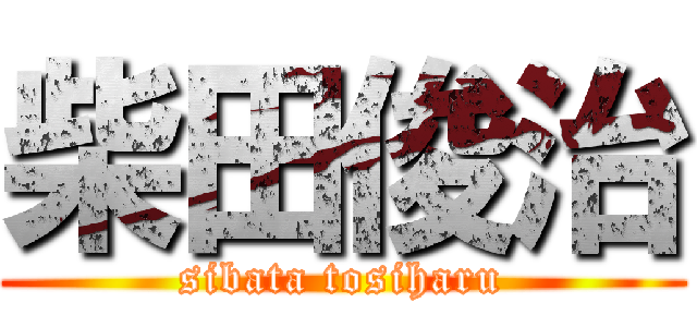 柴田俊治 (sibata tosiharu)