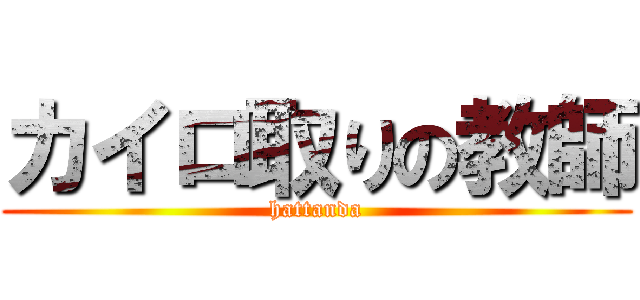 カイロ取りの教師 (hattanda)