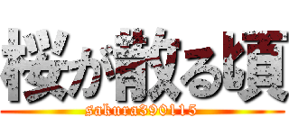 桜が散る頃 (sakura390115)