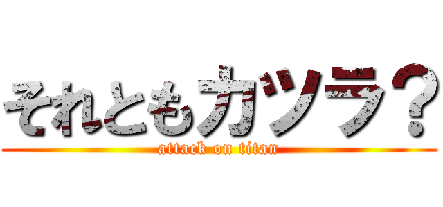 それともカツラ？ (attack on titan)