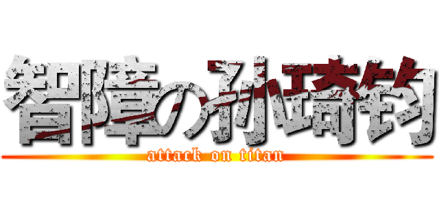 智障の孙琦钧 (attack on titan)