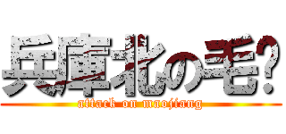 兵庫北の毛醬 (attack on maojiang)