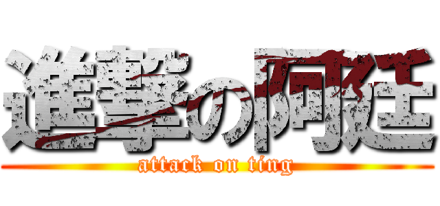 進撃の阿廷 (attack on ting)