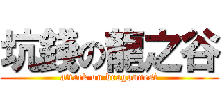 坑錢の龍之谷 (attack on dragonnest)