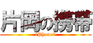 片岡の携帯 (iPhone6)