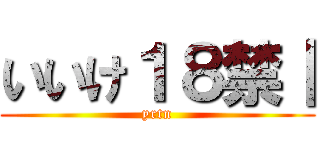 いいけ１８禁｜ (yrtn)