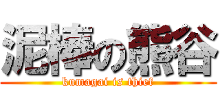 泥棒の熊谷 (kumagai is thief)