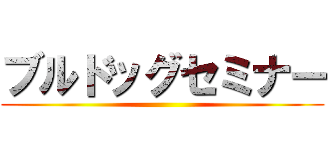 ブルドッグセミナー ()