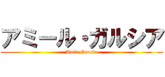 アミール・ガルシア (Amir Garcia)