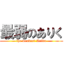 最弱のありく (the weakest Ariku)