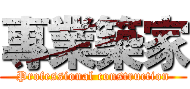 專業築家 (Professional construction)