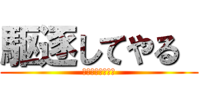 駆逐してやる  (ＫＵ：ＴＩ：ＫＵ)