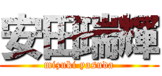 安田瑞輝 (mizuki yasuda)