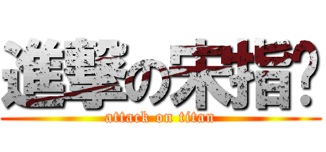 進撃の宋指导 (attack on titan)