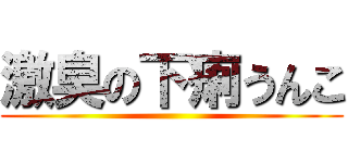 激臭の下痢うんこ ()