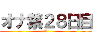 オナ禁２８日目 (禁欲)