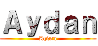 Ａｙｄａｎ (Aydan)