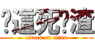 你這死鬍渣 (attack on titan)