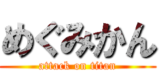 めぐみかん (attack on titan)