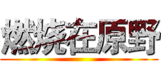 燃烧在原野 ()