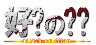 好傻の东东 (attack on titan)