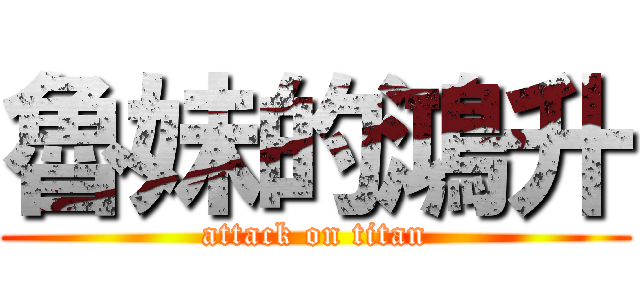 魯妹的鴻升 (attack on titan)