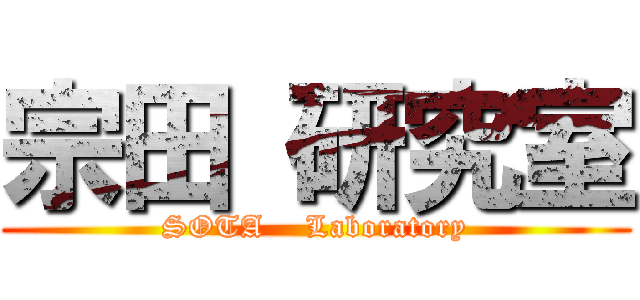 宗田 研究室 (SOTA    Laboratory)