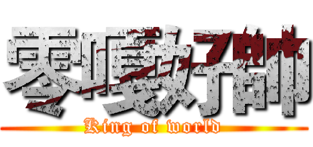 零嘎好帥 (King of world)