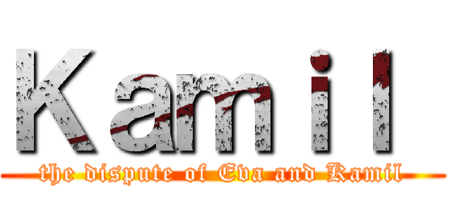 Ｋａｍｉｌ  (the dispute of Eva and Kamil)