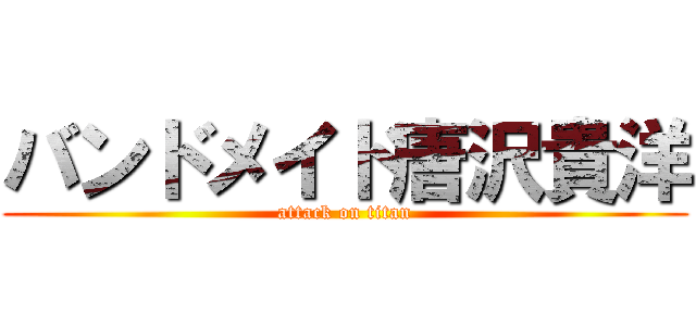 バンドメイド唐沢貴洋 (attack on titan)