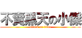不賣黑天の小傑 (attack on titan)